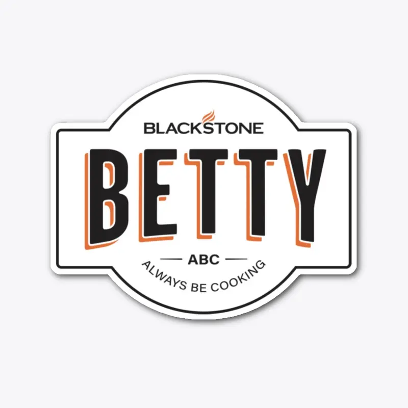 Blackstone Betty "ABC" Sticker 01